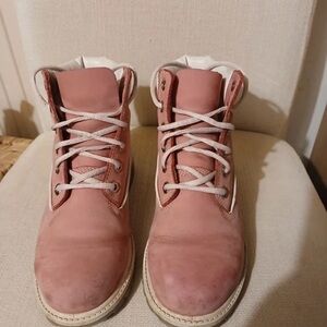 Timberland Pink Ankle Boots
